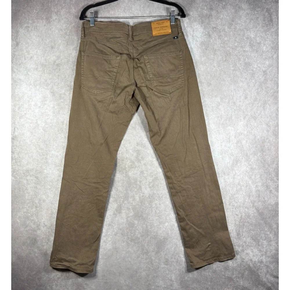 Lucky Brand Jeans Mens Size 29x30 Brown 221 Straight Casual Stretch Everyday